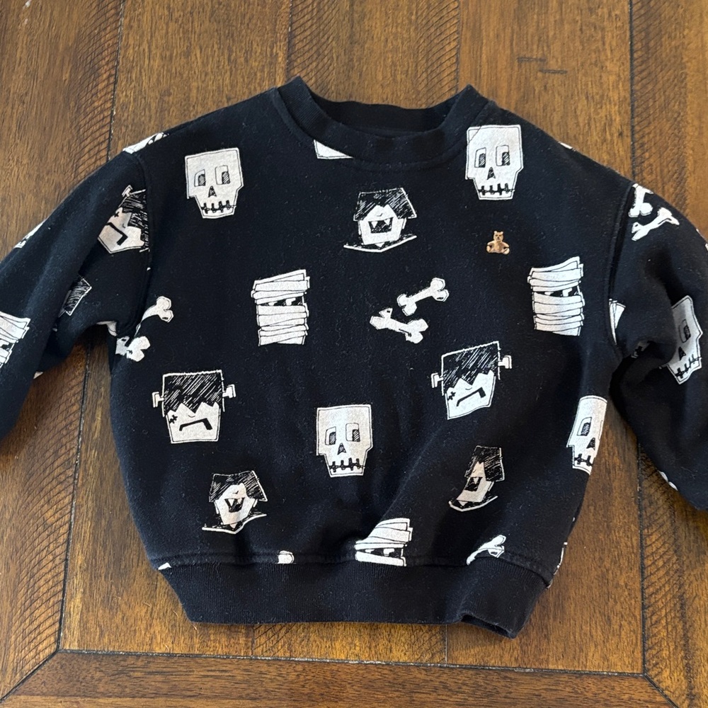 GAP Black Halloween Sweatshirt for Kids